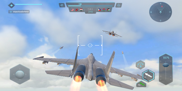 Sky Warriors: Airplane Games Screenshot 1