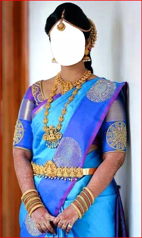 South Indian Women Saree Photo ภาพหน้าจอ 2