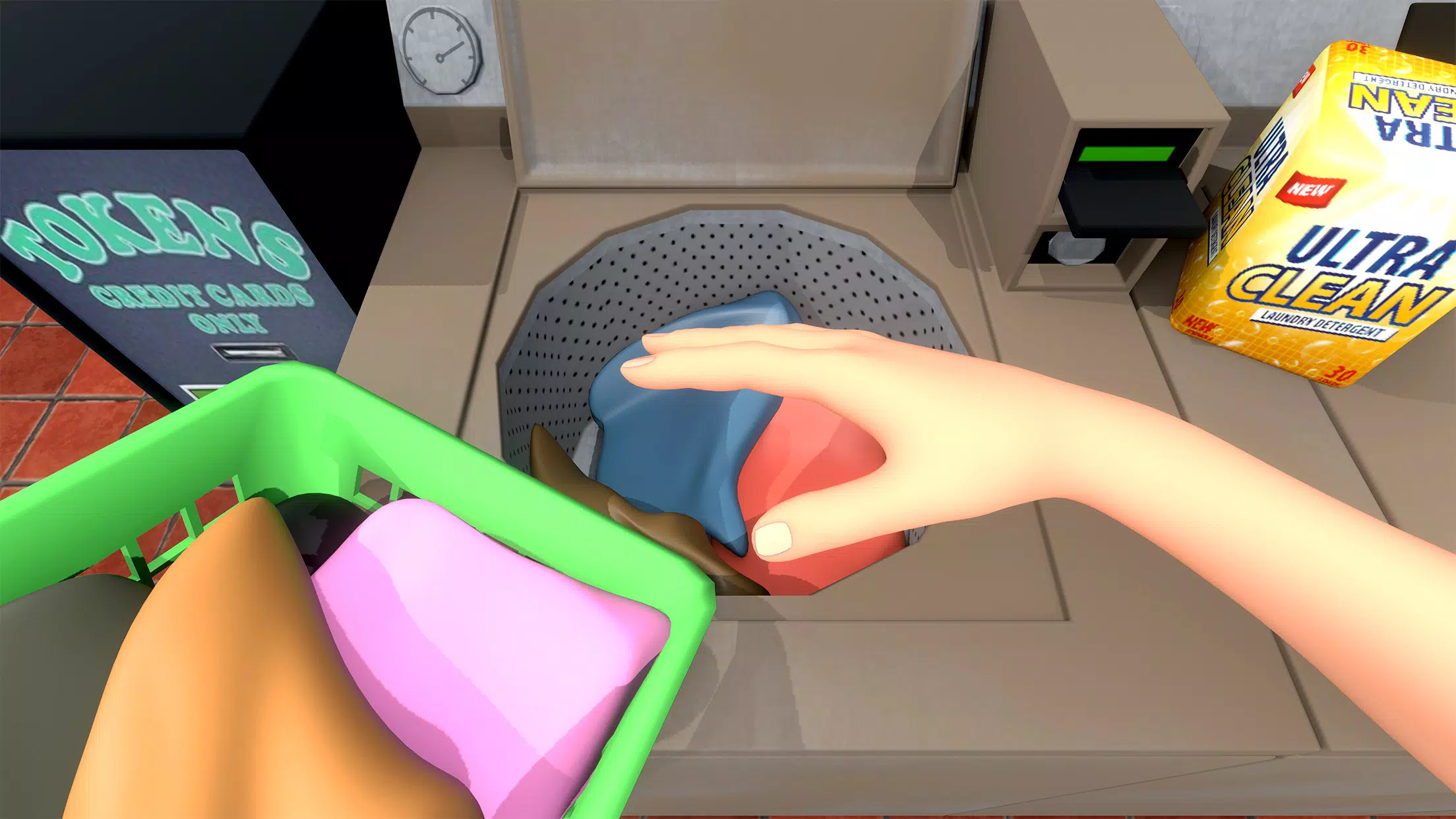 Laundry Shop Manager Game Captura de tela 1