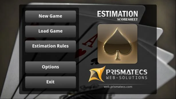 Schermata Estimation Scoresheet 1