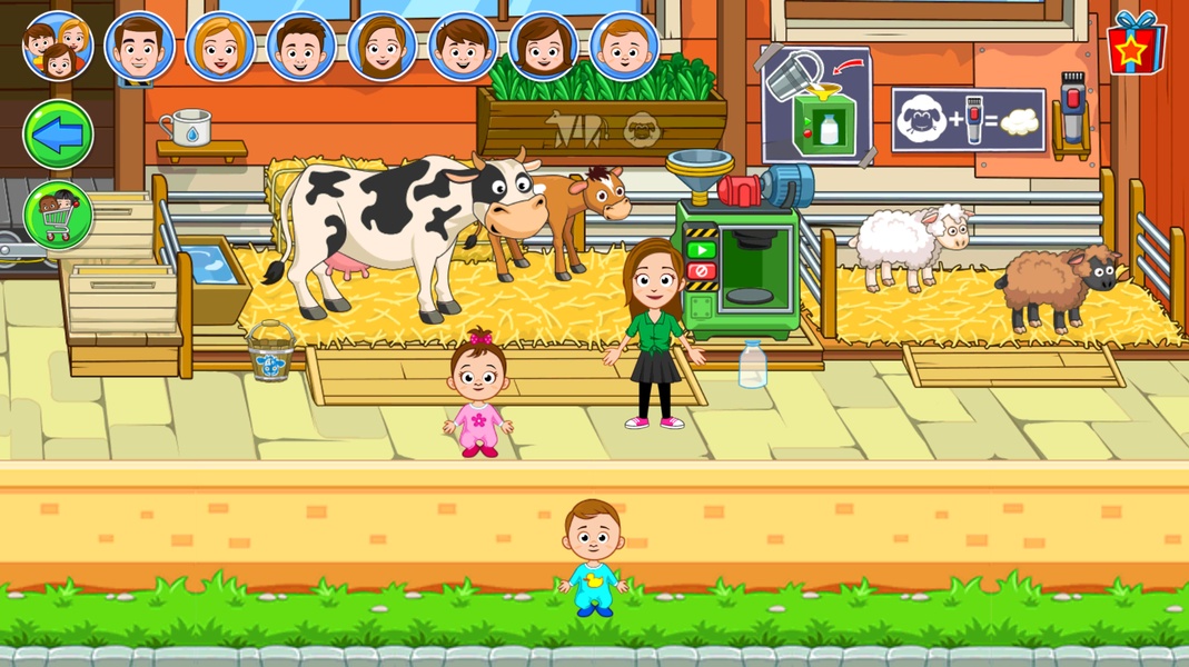 My Town Farm Animal game Zrzut ekranu 2