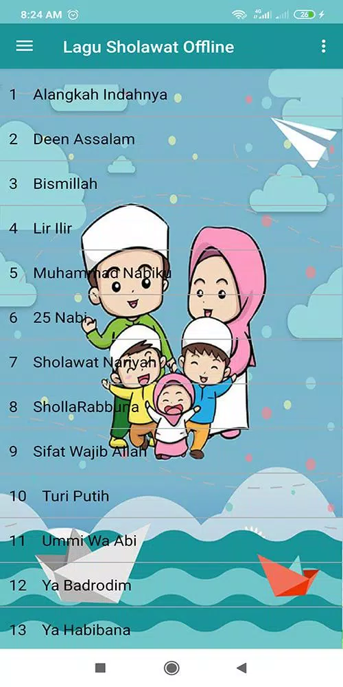 Lagu Sholawat & Anak Muslim 스크린샷 2