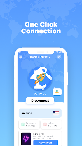 Iconic VPN Proxy ဖန်သားပြင်ဓာတ်ပုံ 3