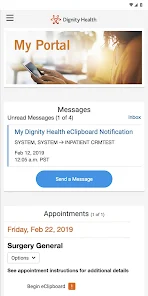 my portal. by Dignity Health Captura de tela 1