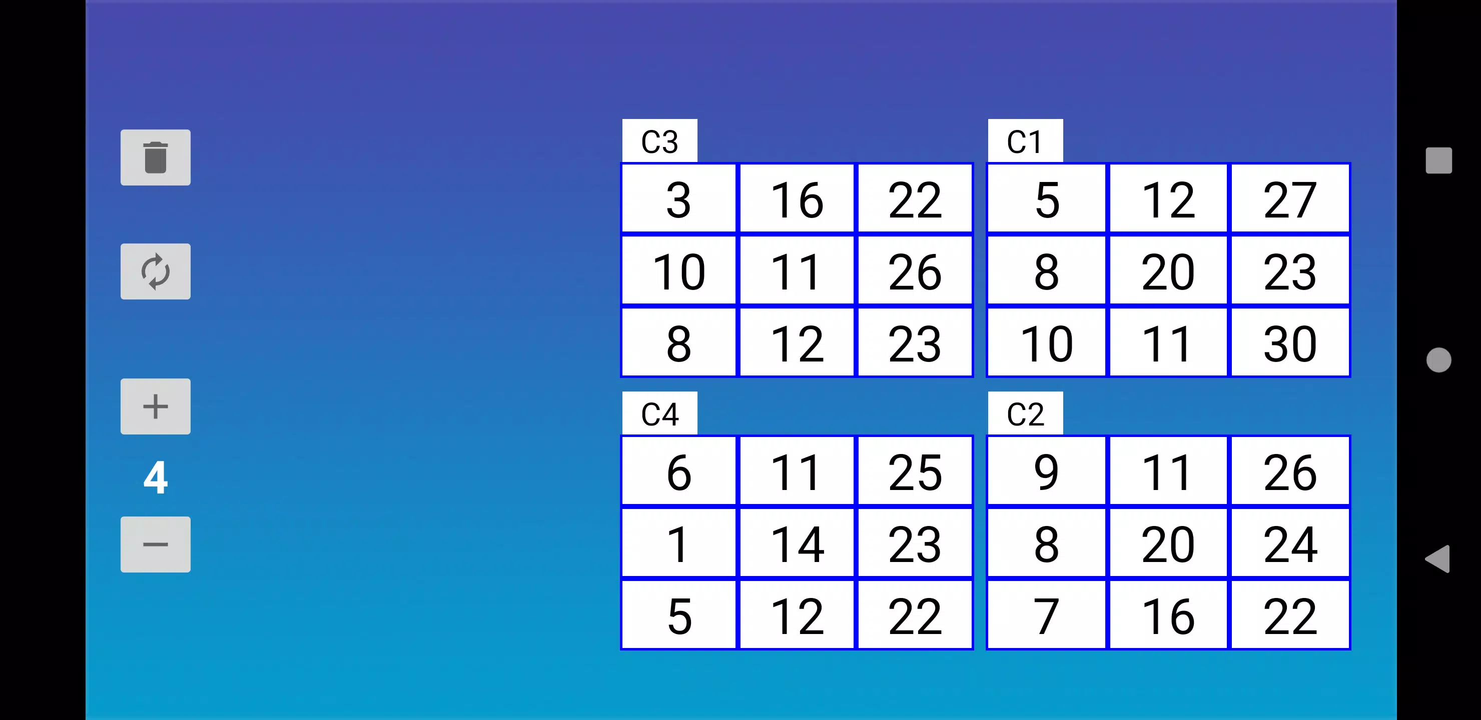 Bingo RS Cards Captura de pantalla 4