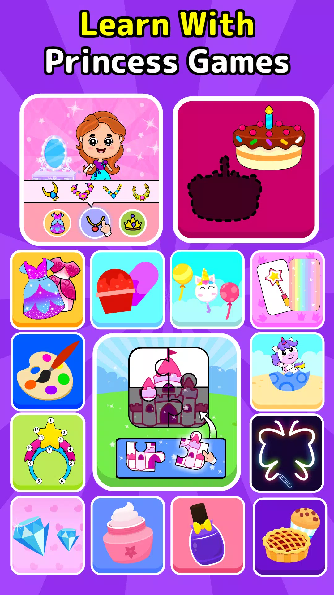 Timpy Baby Princess Phone Game Captura de tela 2