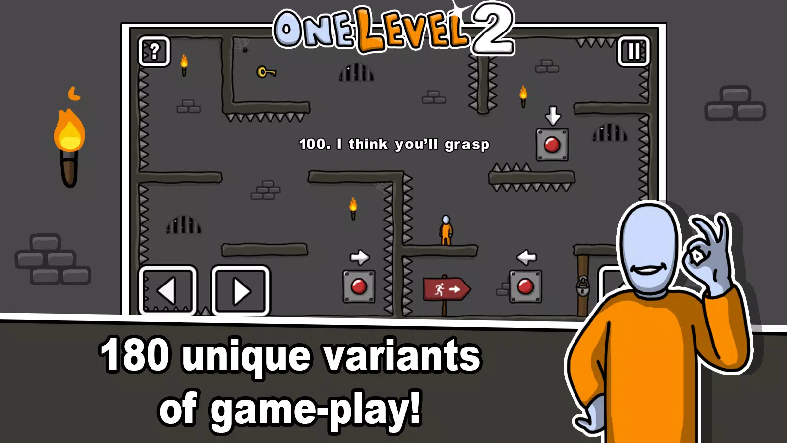 One Level 2 Stickman Jailbreak ภาพหน้าจอ 2