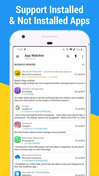 App Watcher: Check Update Ảnh chụp màn hình 3