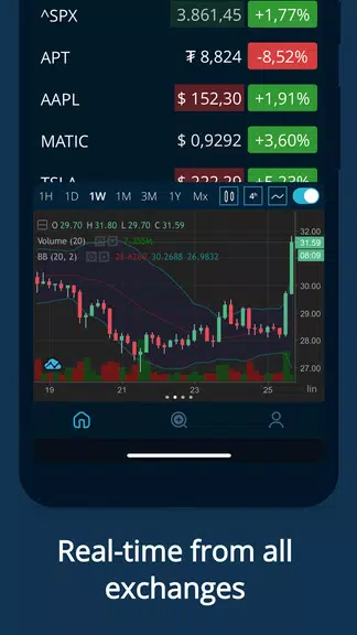 HODL Real-Time Crypto Tracker Screenshot 2