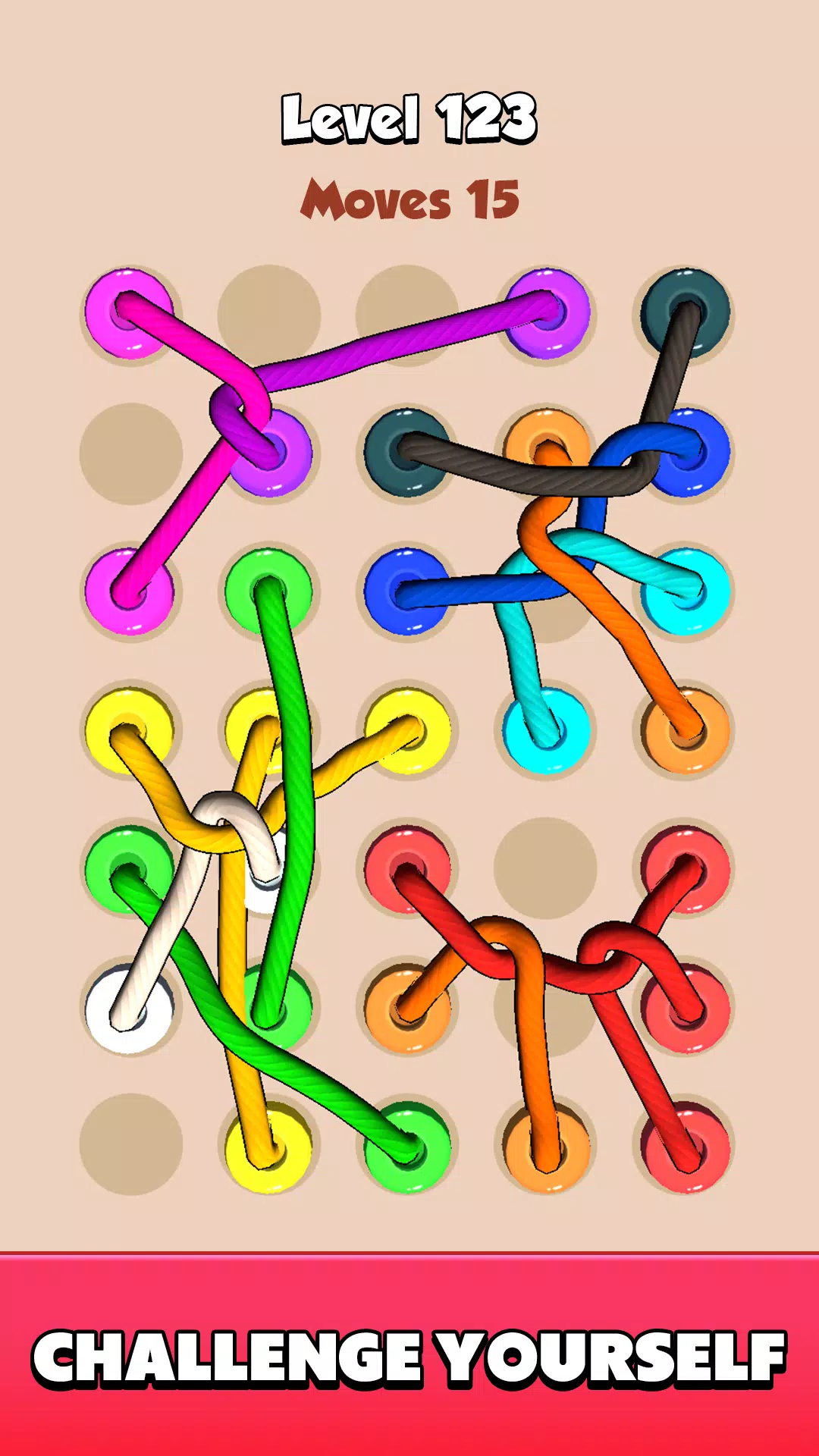 Color Tangled Rope 3D Screenshot 4