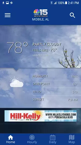 NBC 15 WPMI Weather ภาพหน้าจอ 1