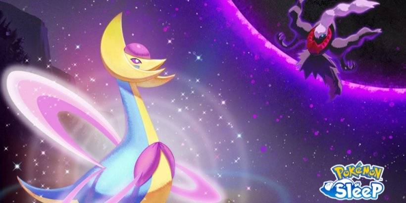 Cresselia menyertai tidur Pokémon untuk pertempuran Darkrai