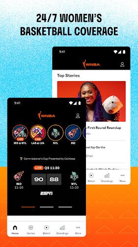 WNBA - Live Games & Scores Capture d'écran 2