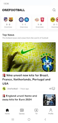 OneFootball - Football News Zrzut ekranu 1