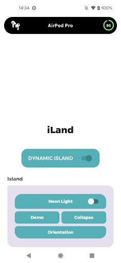 Dynamic notch iOS 16 - iLand 스크린샷 1