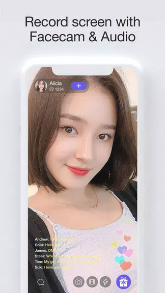 Screen Recorder With Audio And Facecam, Screenshot 스크린샷 2