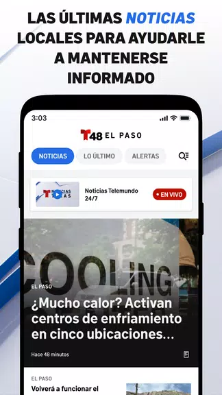 Telemundo 48 El Paso: Noticias スクリーンショット 1