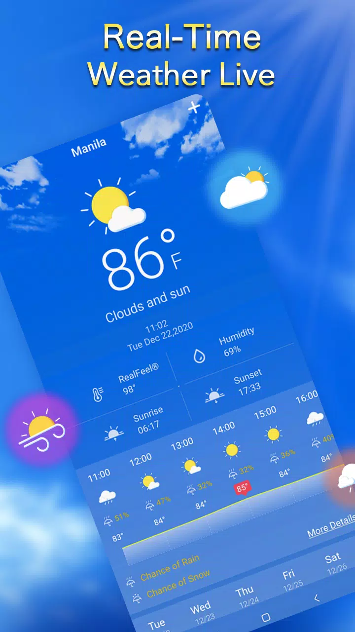 Local Weather：Weather Forecast ဖန်သားပြင်ဓာတ်ပုံ 1