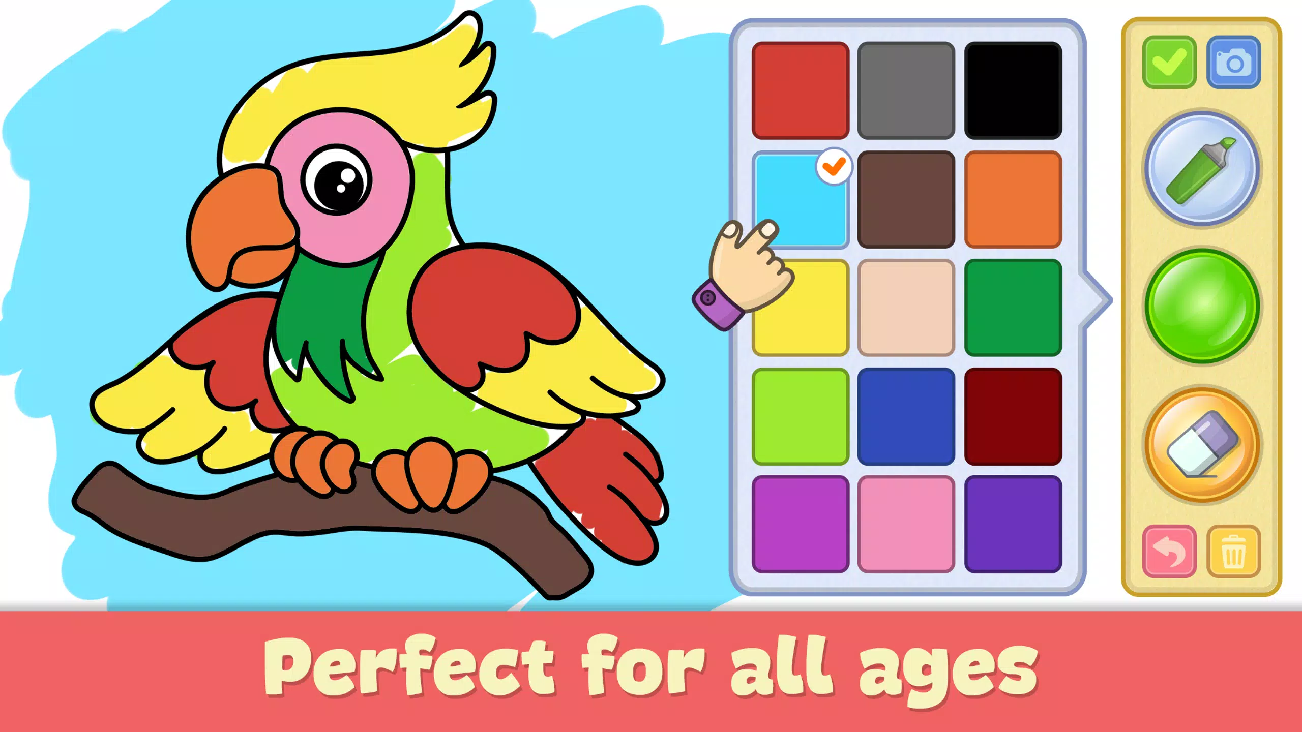 Kids Coloring & Drawing Games Screenshot 1
