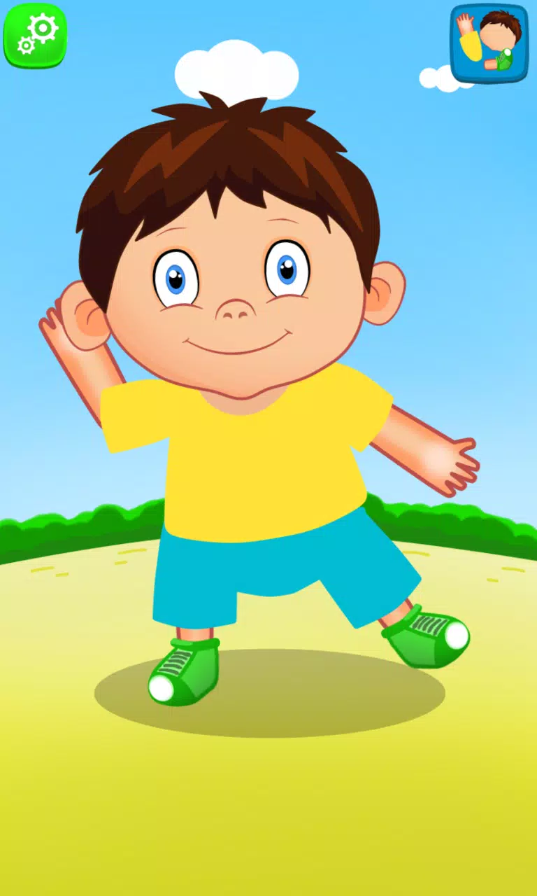 Body parts anatomy for kids Tangkapan skrin 2
