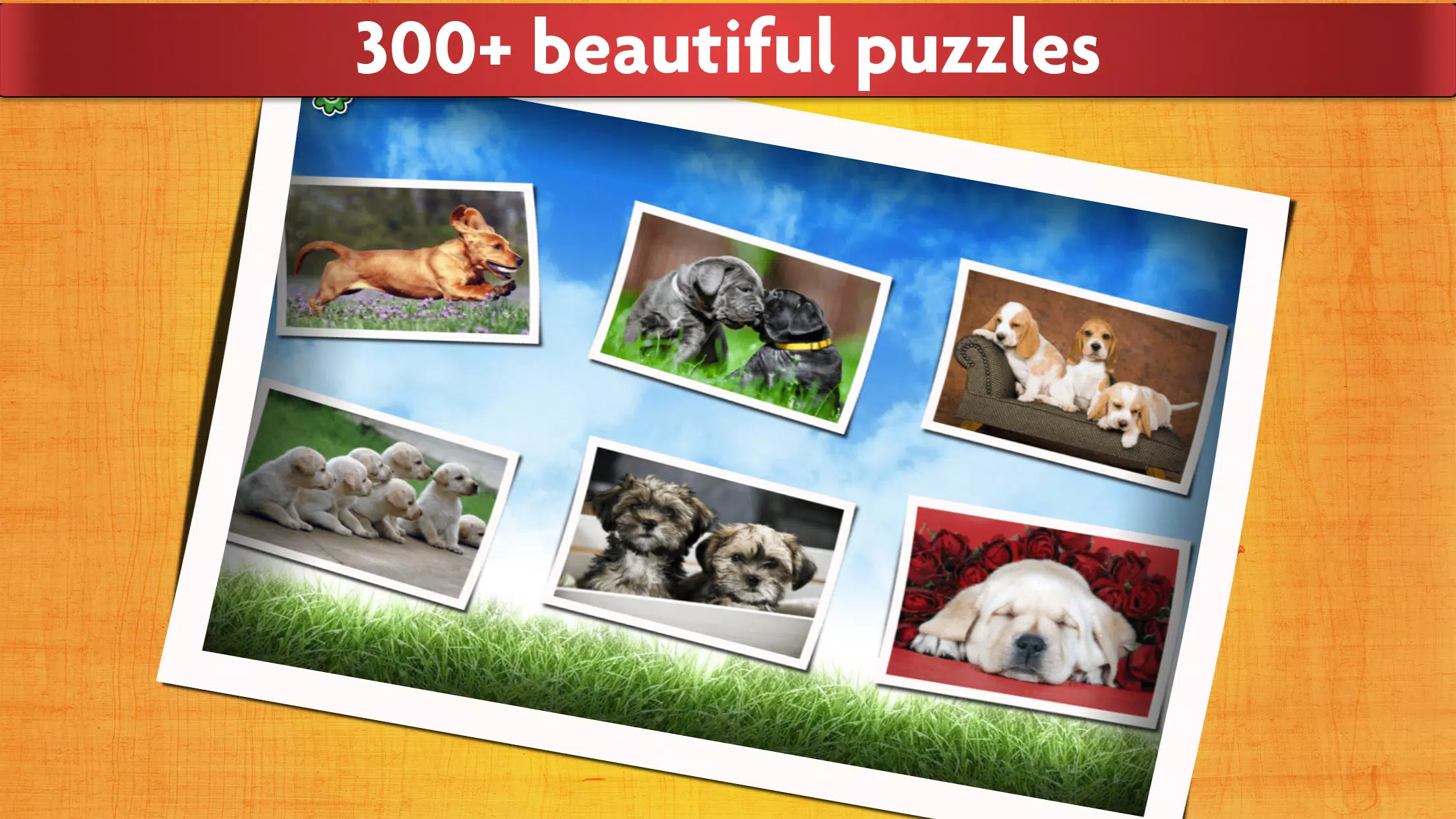 Dogs Jigsaw Puzzle Game Kids Screenshot 2