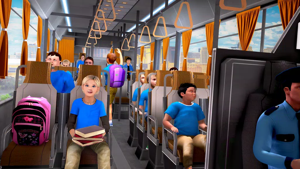 School Bus Coach Driver Games Ảnh chụp màn hình 3