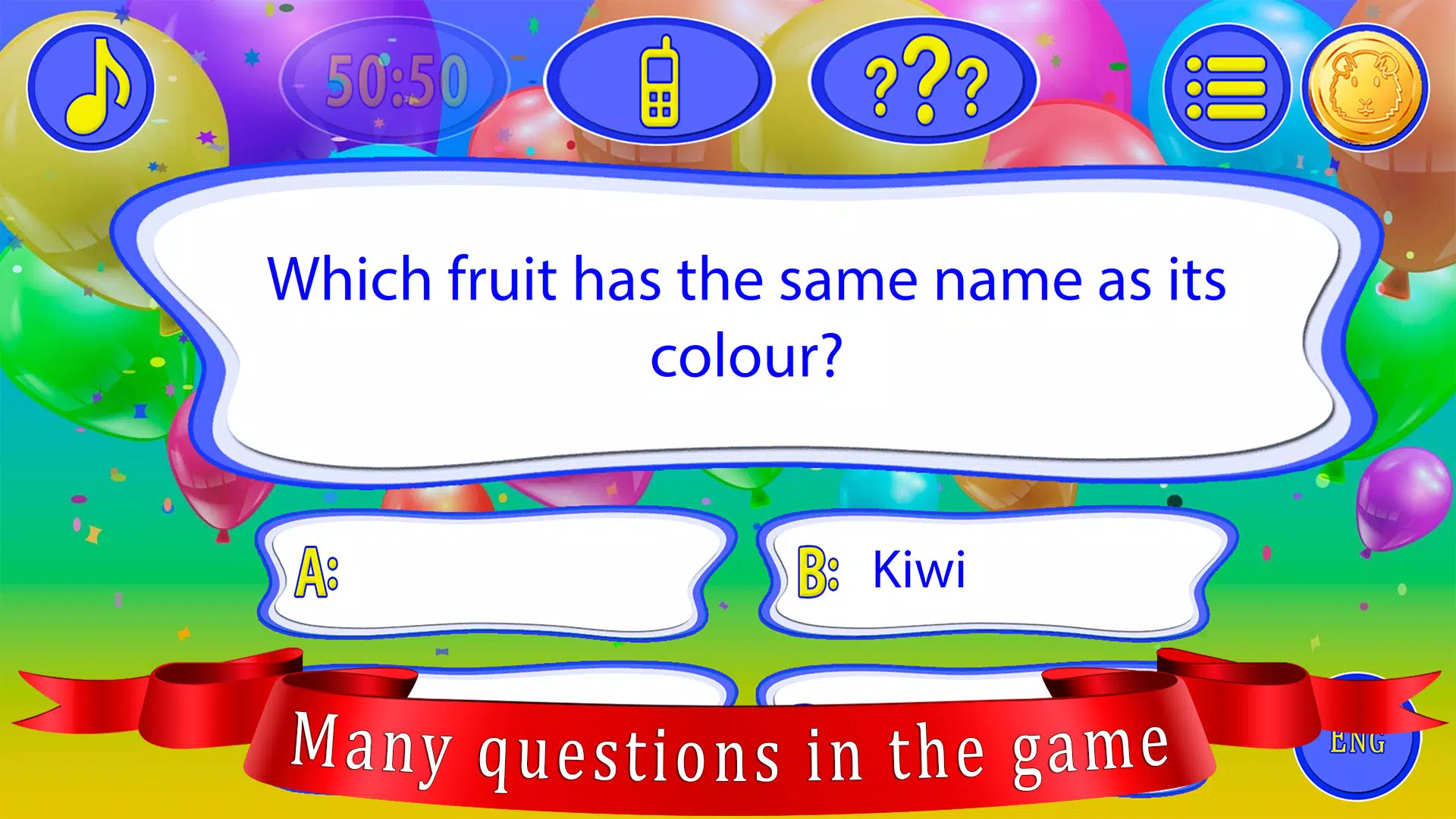 Kids Quiz Games: Millionaire应用截图第4张