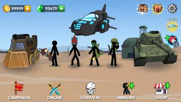 Age of Stickman Battle of Empires Zrzut ekranu 1