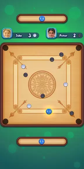 Carrom Strike - Disc Pool Game Captura de tela 4