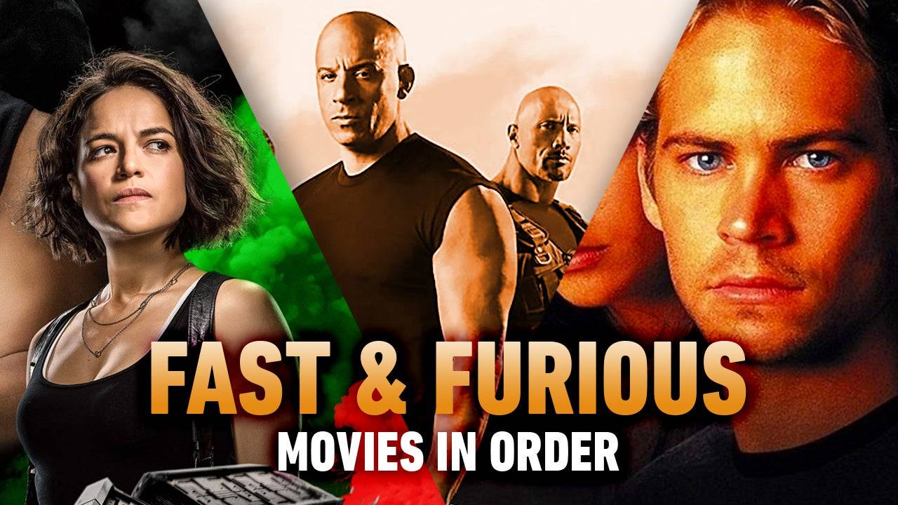 Image: Fast and Furious Movie Poster Collage