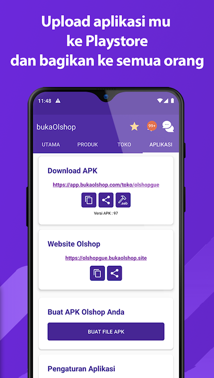 bukaOlshop - Buat App Toko Ảnh chụp màn hình 3