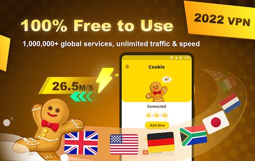 Cookie - Fast & Secure Proxy Ảnh chụp màn hình 1