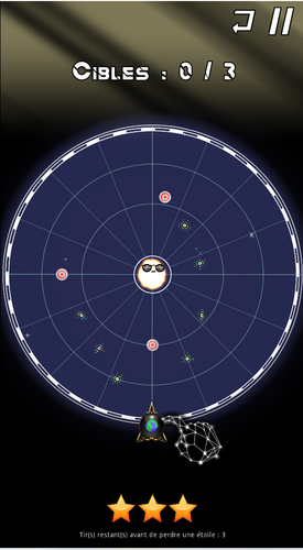 Cosmic Billiard - Demo Tangkapan skrin 1