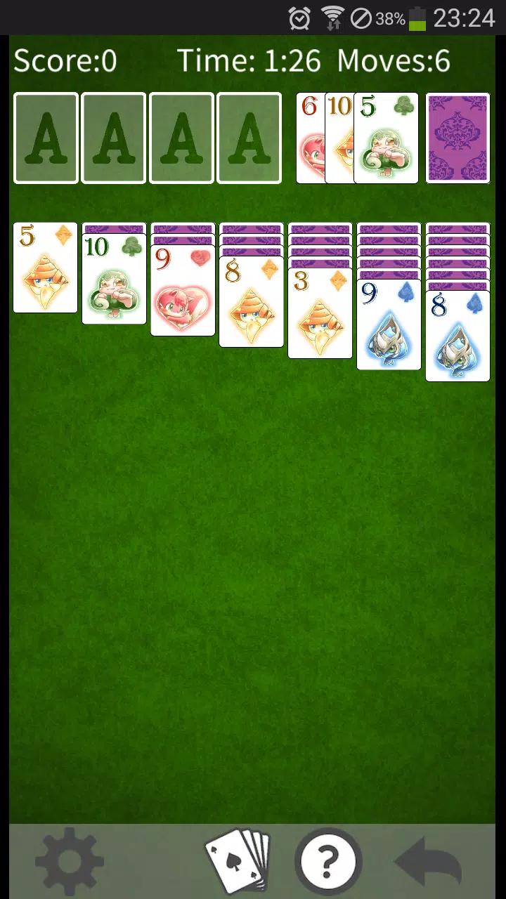 Solitaire Monsters Schermafbeelding 1