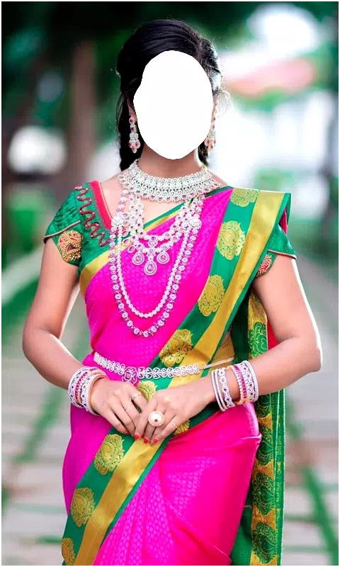 South Indian Women Saree Photo ภาพหน้าจอ 4
