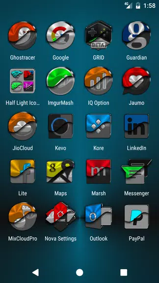 Schermata Half Light Icon Pack 3