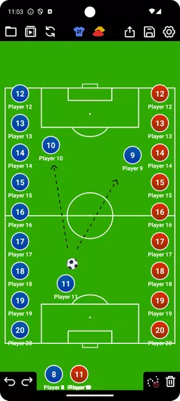 Coach Tactic Board: Soccer Ekran Görüntüsü 4