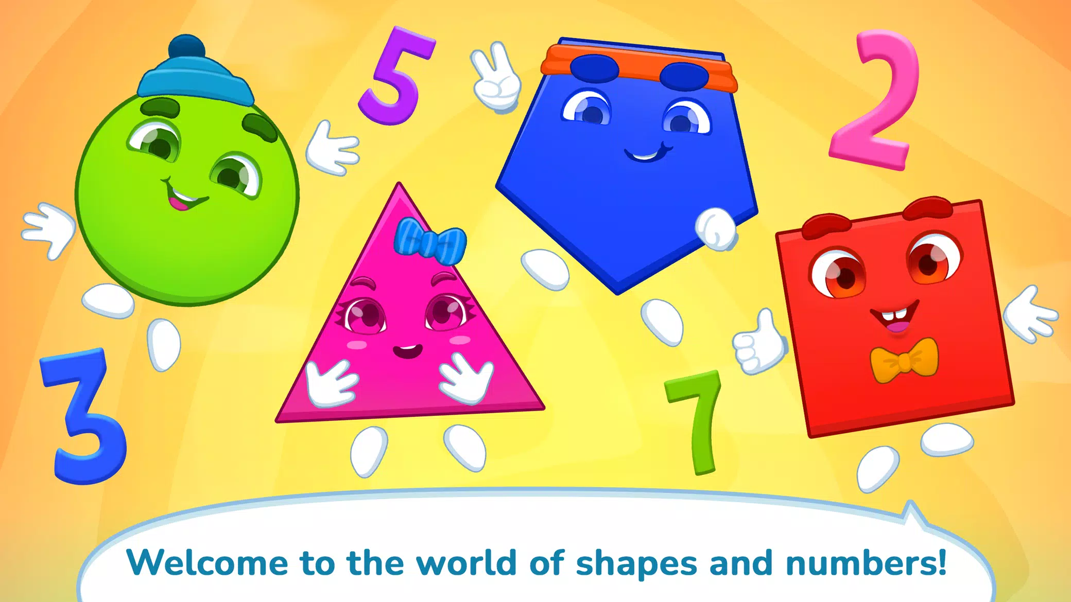 Numbers & Shapes Learning Game Captura de pantalla 1