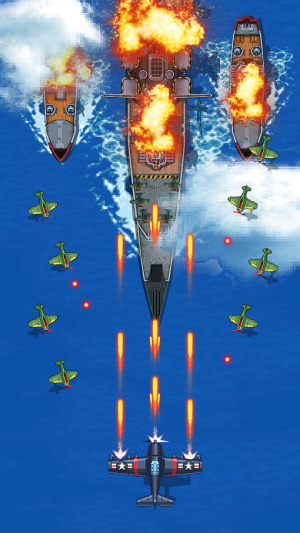 空軍1945：射擊飛機街機遊戲應用截圖第2張