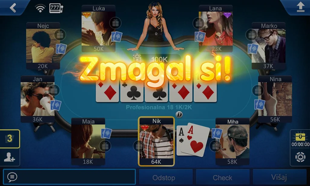 Poker Slovenia hd Tangkapan skrin 4