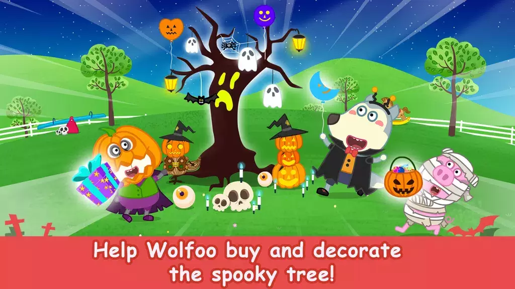 Wolfoo School Halloween Night應用截圖第4張