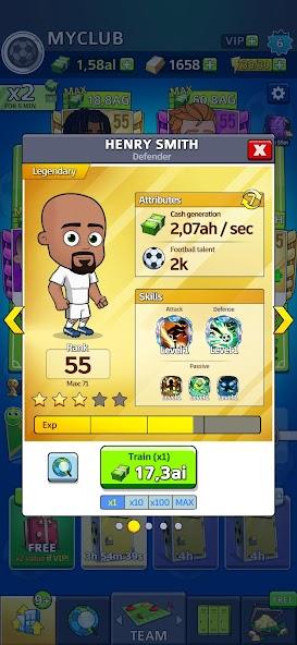 Idle Soccer Story - Tycoon RPG Mod Schermafbeelding 4