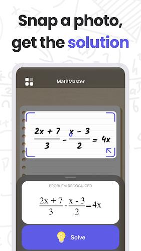 MathMaster: Math Solver & Help スクリーンショット 1