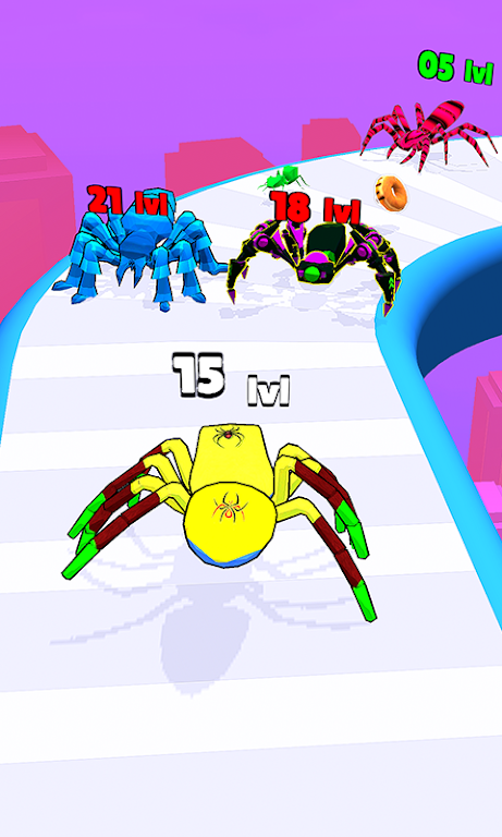 Spider & Insect Evolution Run Captura de tela 2