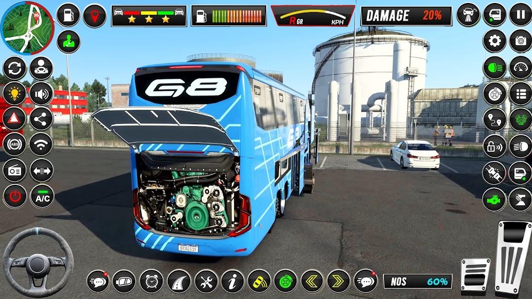 Coach Bus Driving- Bus Game Mod スクリーンショット 3