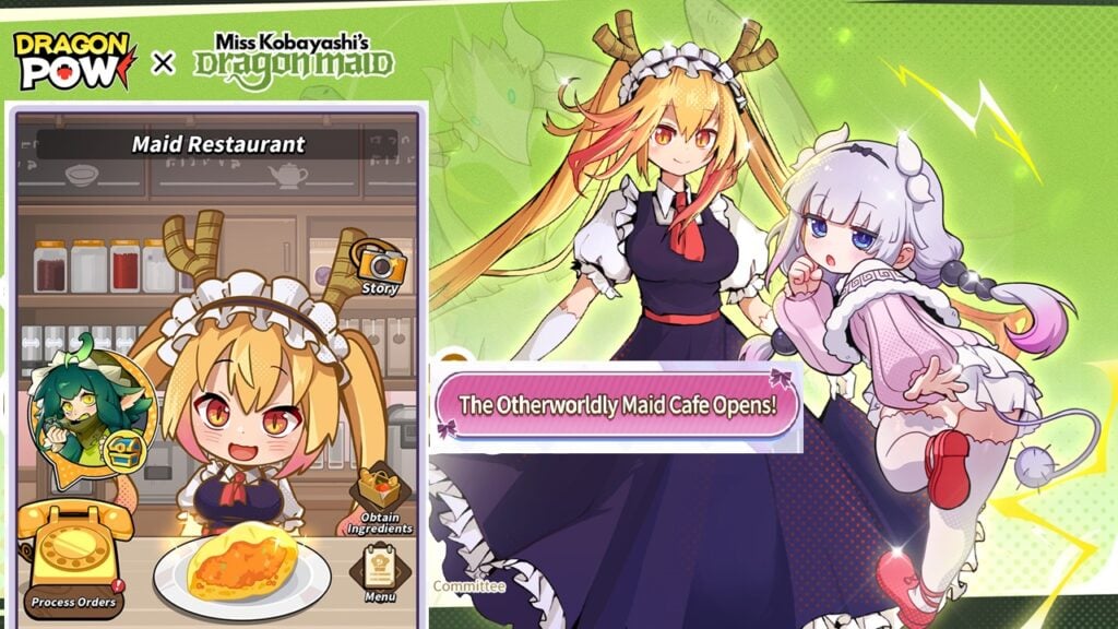 New Dragons加入Kobayashi小姐的Dragon Maid Crossover中的Dragon Pow！