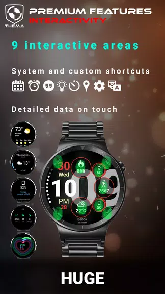 Schermata Huge Watch Face 3