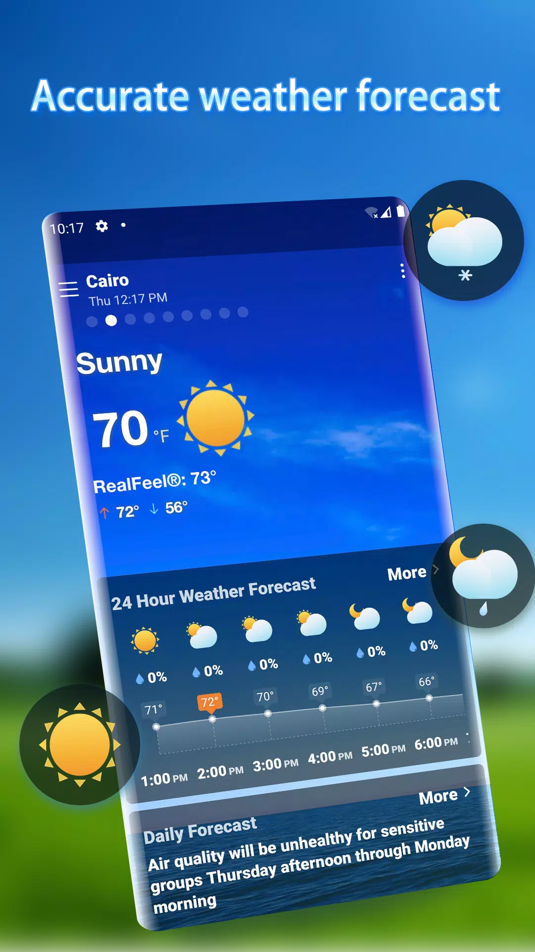 Local Weather Alerts - Widget Screenshot 1