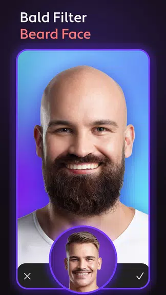 Cosmo Hair Editor, Face Filter Screenshot 2