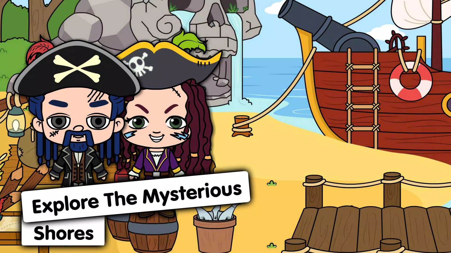 My Pirate Town: Treasure Games スクリーンショット 2